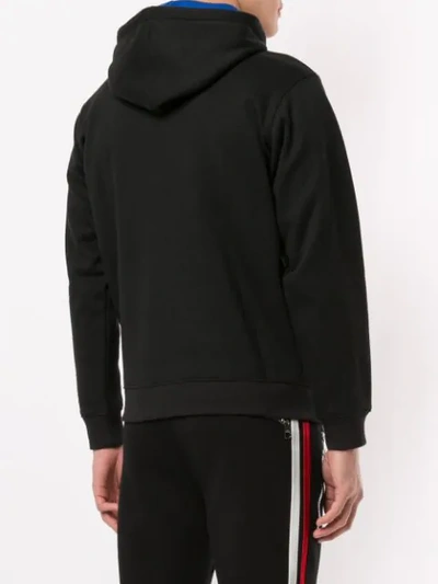 Shop Supreme Satin Logo Hooded Sweatshirt In Black