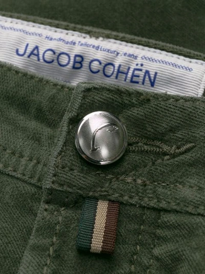 Shop Jacob Cohen Hose Mit Geradem Bein In Green