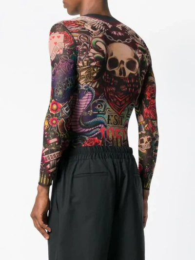 DSQUARED2 TATTOO PRINTED T-SHIRT 