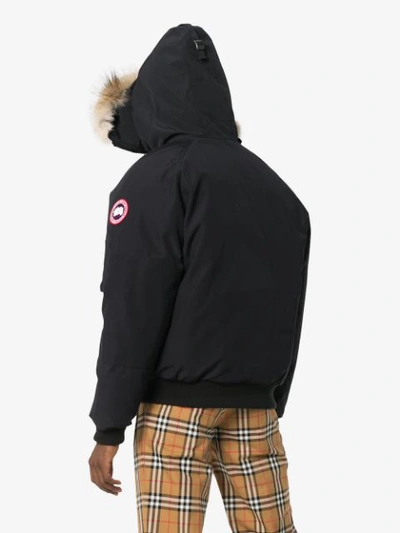 Shop Canada Goose Chilliwack Bomber Jacket In Blue