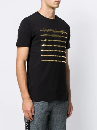 Shop Plein Sport Printed T-shirt In Black