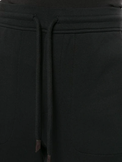 Shop Ermenegildo Zegna Drawstring Fastened Track Pants In Black