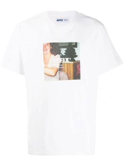 Shop Affix Radio T-shirt . In White