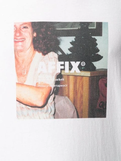 Shop Affix Radio T-shirt . In White