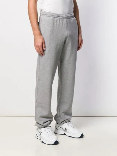 Shop Off-white Arrows Print Track Pants In Grey