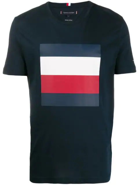 tommy hilfiger signature stripe t shirt