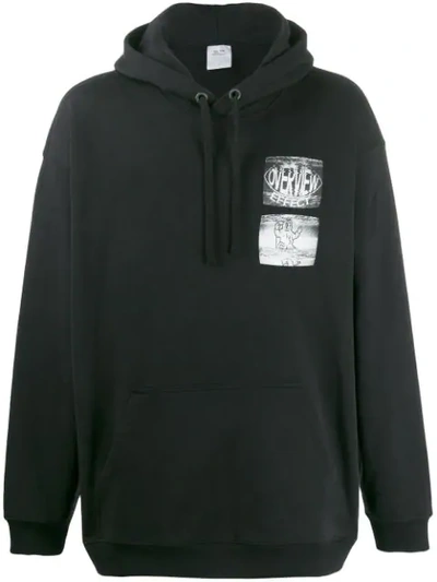 Shop Calvin Klein Jeans Est.1978 Hooded Sweatshirt In Black