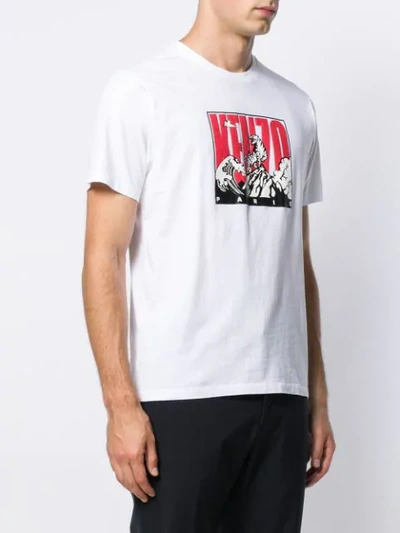 Shop Kenzo Tiger Mountain Print T-shirt In White