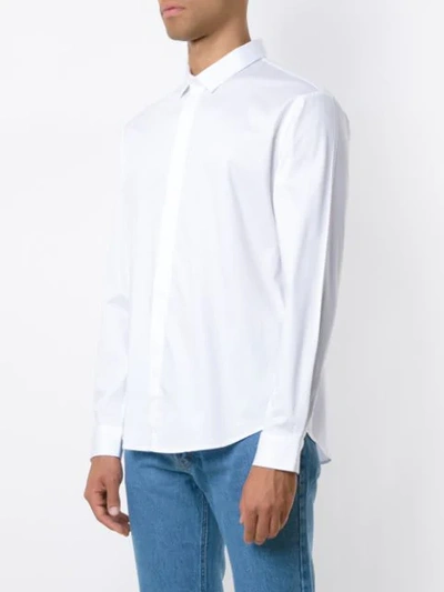 Shop Egrey Plain Shirt In White