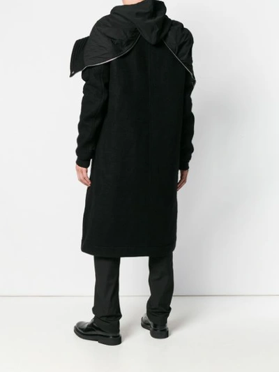 Shop Rick Owens Megaparka Coat - Black