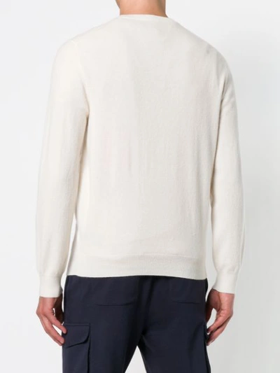 Shop Z Zegna Printed Sweatshirt - White