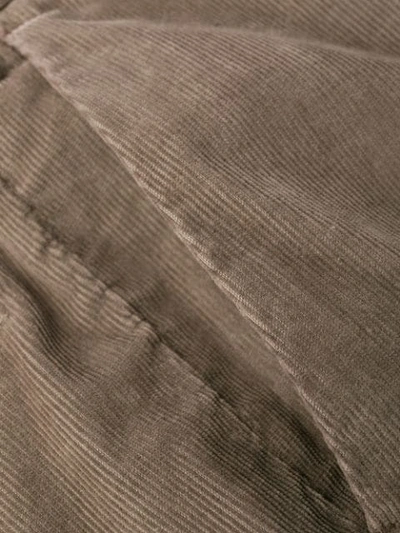 Incotex Straight Leg Corduroy Trousers In Brown