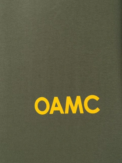 Shop Oamc Logo Printed T In Green