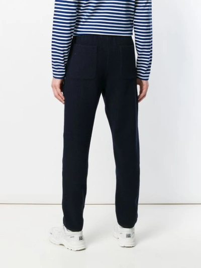 Shop Ami Alexandre Mattiussi Trackpants In Blue