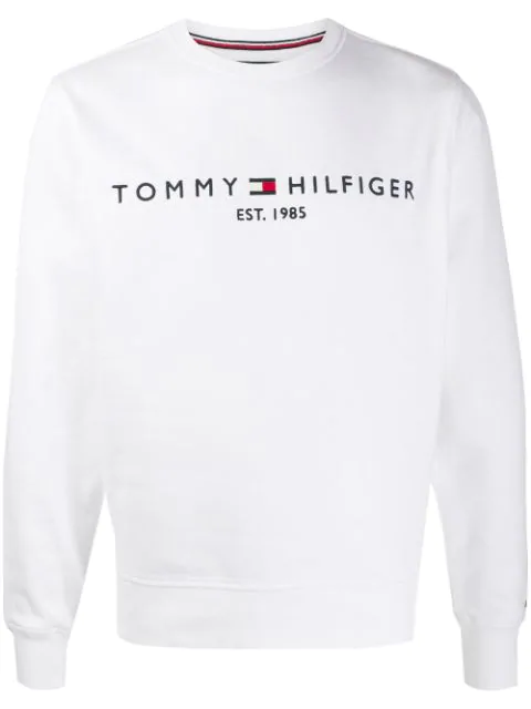 tommy hilfiger embroidered logo sweatshirt