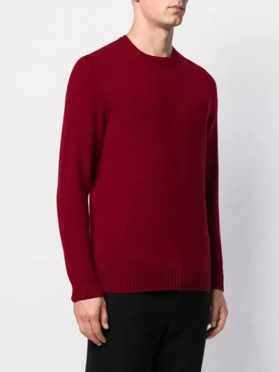 Shop Drumohr Knitted Sweatshirt In Red