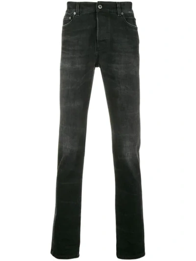 Shop Valentino Straight Leg Jeans In Black