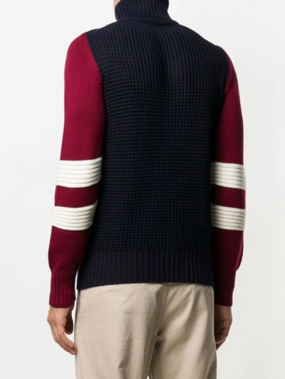 Shop Lc23 Turtle Neck Jumper - Blue