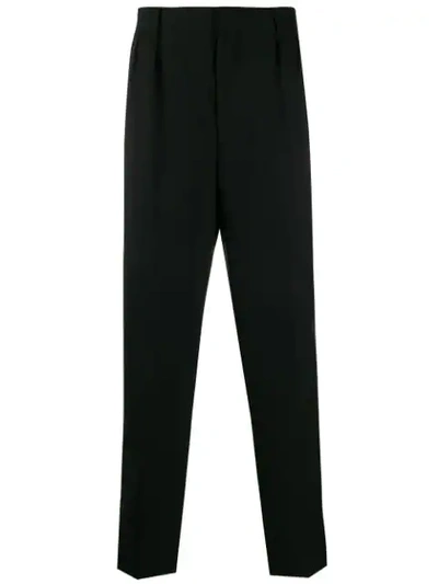 Shop Givenchy Relaxed Tailored Trousers In Black