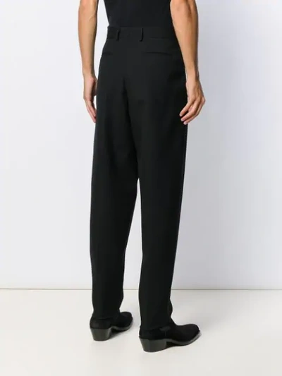 Shop Givenchy Relaxed Tailored Trousers In Black