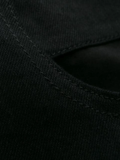 Shop Maison Margiela Décortiqué Wide Jeans In Black