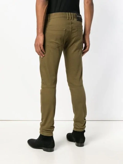 Shop Balmain Skinny Jeans - Green