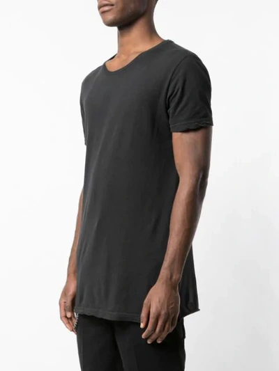 Shop Ksubi Seeing Lines Plain T-shirt In Black