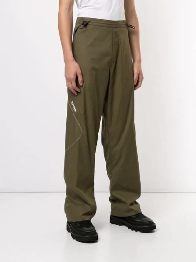 Shop Affix Loose Fit Trousers In Green