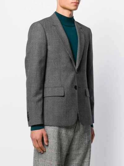 Shop Sandro Flecked Blazer In Grey