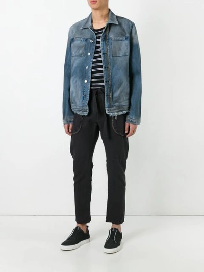 Faith Connexion Straight-leg Cargo Trousers In Black