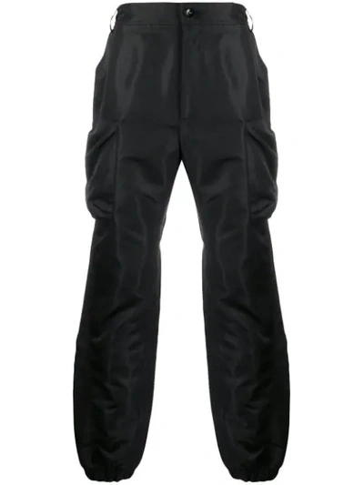 Shop D.gnak By Kang.d Tailored Cargo Pants In Black