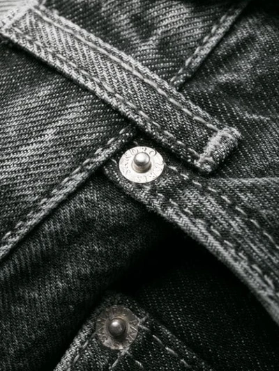 Shop Sandro Distressed Slim-fit Jeans In Black