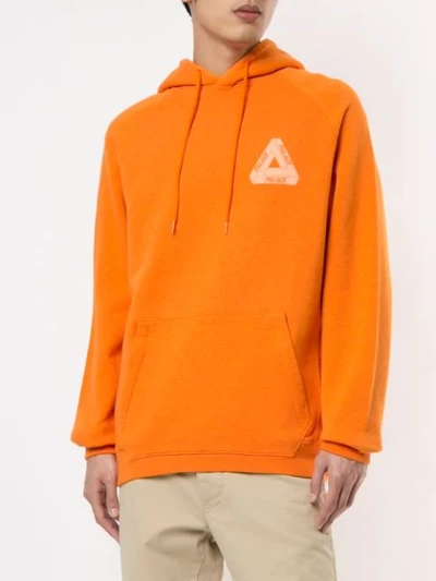 Shop Palace Slub Hoodie In Orange