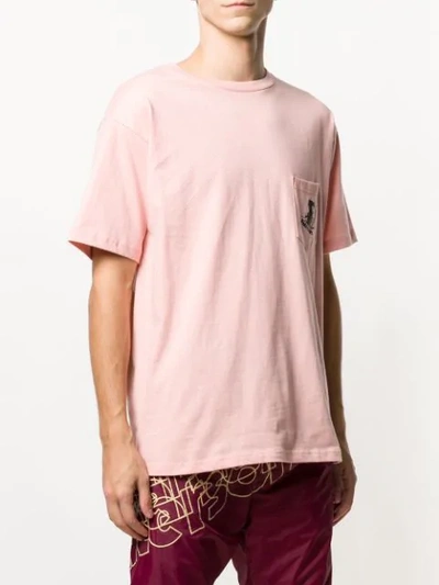 Shop Paterson Ski Bear Pocket T In Pink