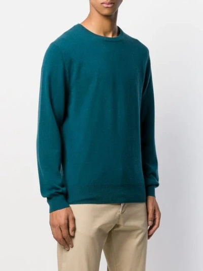 Shop N•peal The Oxford Round Neck Jumper In Green