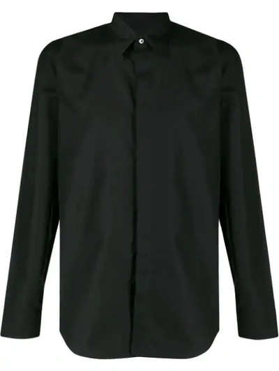 Shop Maison Margiela Classic Tailored Shirt In Black