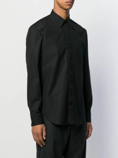 Shop Maison Margiela Classic Tailored Shirt In Black