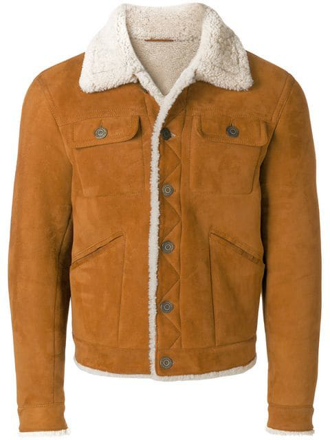 dsquared2 shearling jacket