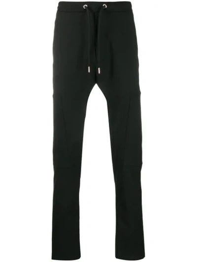 Shop Les Hommes Urban Drawstring Waist Trousers In Black
