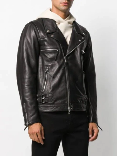 Shop John Elliott Rider's Biker Jacket In Black
