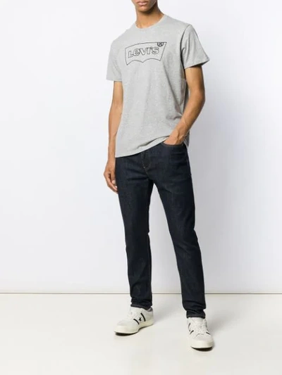 Shop Levi's Graphic T-shirt In Grey