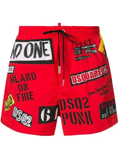 Shop Dsquared2 All In Red