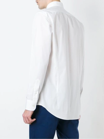 Shop Etro Buttoned Up Shirt In White
