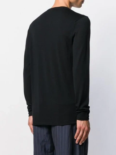 TRANSIT CREW NECK SWEATER - 黑色