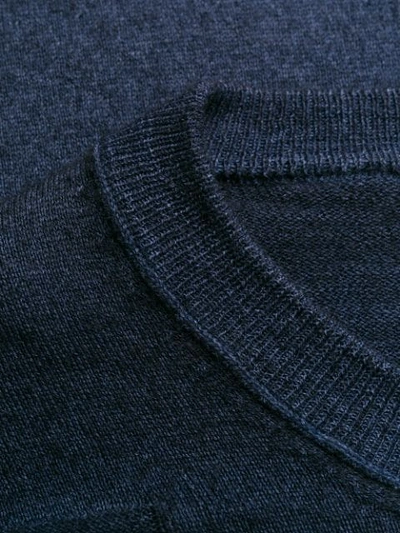 Shop Roberto Collina Fine Knit Jumper In Blue