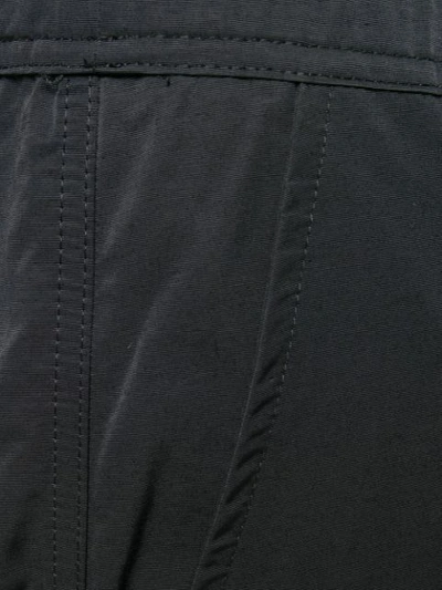 Shop Rick Owens Drkshdw Drawstring Cropped Trousers - Black