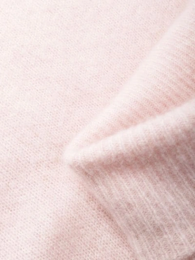 Shop Nuur Roll Neck Sweater In Pink