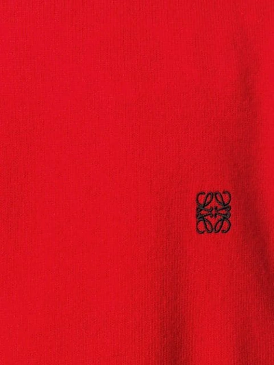 Shop Loewe Anagram Logo Jumper In Red