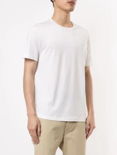 Loro Piana Silk & Cotton Soft Jersey T-shirt In White