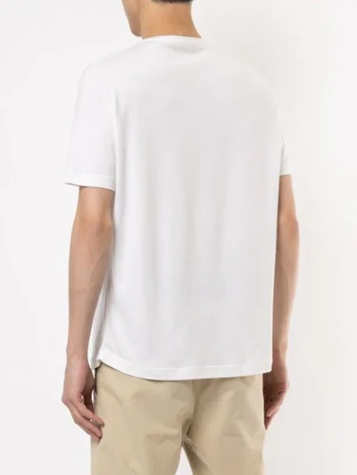 Shop Loro Piana Plain Crew-neck T-shirt In White